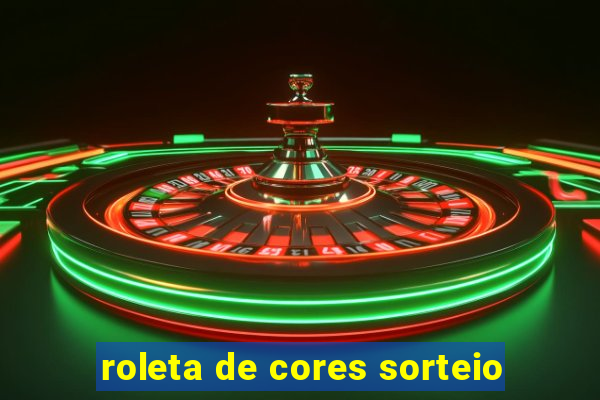 roleta de cores sorteio